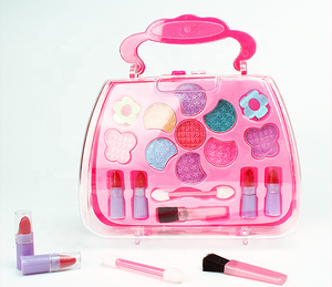 Ensemble de jouets de maquillage pour enfants, jeu de simulation, princesse rose, maquillage de beauté, kit de sécurité non toxique, jouets pour filles - Product Image 1