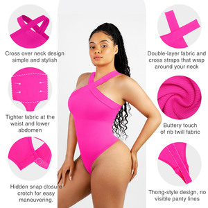 Para HEXIN, moldeador de cuerpo completo para <span class=keywords><strong>mujer</strong></span>, gran oferta, mono sin costuras de talla grande, moldeadores transpirables y calientes para moldear el cuerpo delgado - Product Image 2