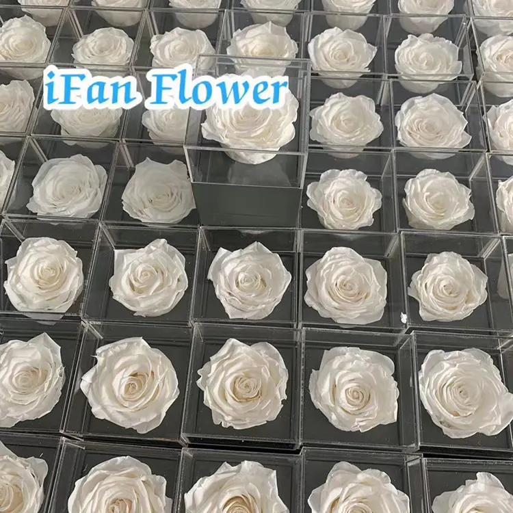 Wholesale colorful everlasting roses flower arrangements preserved roses real wholesale