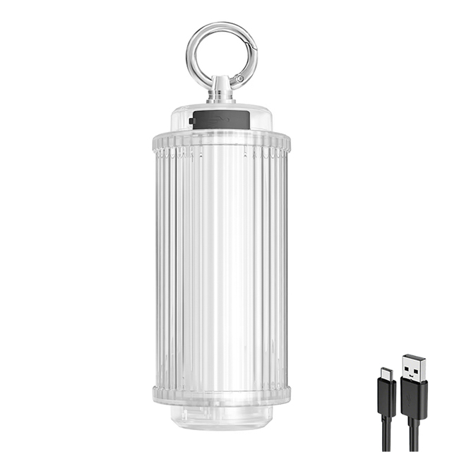 XINSITE USB Rechargeable ABS Gold Mini LED Lanterns IP44 Waterproof 5W Touch Control Dimmable 2700K Warm White Camping Lamps
