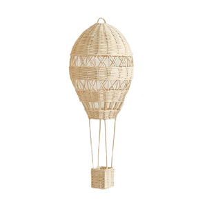 Catsle Handmade Rattan Geometry Hot Air <b>Balloon</b> Decor off White Home Hanging Baby Kids Room Newborn 100 Day Unisex Decoration - Product Image 5