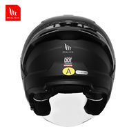 MTHELMETS Casque de moto professionnel unisexe en ABS nouvelle version pour vélo de rue conforme à la norme