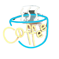 Logo Lampu LED Neon Kustom Tahan Air IP67 Plastik Dapat Diredupkan Garansi 2 Tahun CRI Tinggi 90 90lm/W Umur Pakai 50.000 Jam