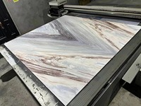 Panneau de marbre artificiel 3mm uv panneau de haute brillance pour la décoration de la maison