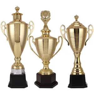 Grande Coupe Trophée Dorée Juvale pour les Tournois Sportifs, les Compétitions et les Récompenses - Trophée en Métal - Product Image 6