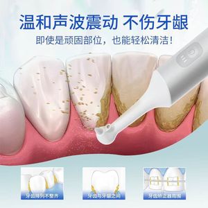 Myq 01p Brosse à dents électrique et polisseur dentaire rechargeable IPX4, 3 modes, gris argenté, kit de nettoyage à 6 têtes - Product Image 5