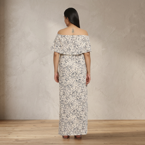 Robe de maternité 2026 longueur genou, style décontracté épaules dénudées, tenue de plage pour femmes enceintes - Product Image 2