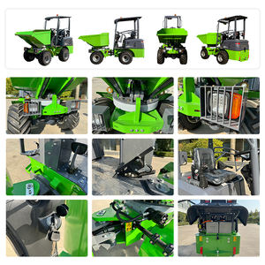 รถดัมพ์ไฟฟ้าขนาดเล็กมีล้อขนาดเล็กรถดัมพ์ขนาดเล็กแบบแมนนวล - Product Image 3