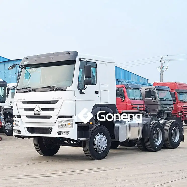 מיכל חצי קרוואן משאיות sinotruk howo משמש 371 375hp 420 טרקטור ראש משאית למכירה