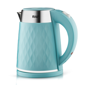 Hervidor de agua de doble pared de acero inoxidable 2L de la marca Raf, tetera eléctrica, hervidor de agua Cool Touch y hervidor inalámbrico - Product Image 1