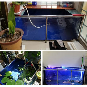 Waterdichte PVC-kweektank, PVC-doek tank, opvouwbare en afneembare decoratieve garnalenvijver van canvas - Product Image 3