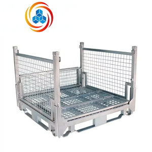 Jaula de Almacenamiento Metálica Plegable y Apilable de Alta Resistencia Personalizable para Soluciones de Almacenamiento en Almacenes - Product Image 2