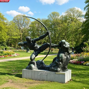 YOUFINE Estatua de Bronce de Goethe y Schiller, Escultura de Tamaño Real de los Famosos Poetas <span class=keywords><strong>Alemanes</strong></span> para Decoración de Jardín Exterior - Product Image 6