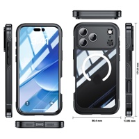 3 en 1 Defender a prueba de golpes fundas magnéticas para teléfonos móviles para Iphone 17 Air 17 Pro Max 17pro protección completa Funda trasera resistente
