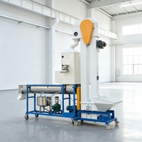 Machine d'enrobage de semences à vis hélicoïdale haute efficacité, équipement d'enrobage automatique des grains pour ligne de production de traitement des semences