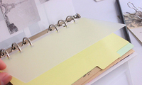 Porte-documents transparents givrés en PVC avec logo personnalisé pour carnets de plusieurs tailles - OEM/ODM disponible