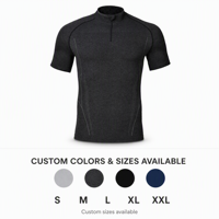 Camiseta de Compresión Elástica para Deportistas Americanos, Secado Rápido, Transpirable, Refrigerante, para Correr, Ciclismo, Entrenamiento Físico y Actividades al Aire Libre