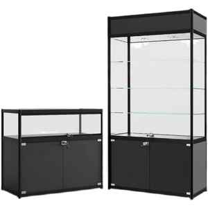 <span class=keywords><strong>Vitrine</strong></span> <span class=keywords><strong>en</strong></span> <span class=keywords><strong>verre</strong></span> pleine vision personnalisée au <span class=keywords><strong>d</strong></span>étail <span class=keywords><strong>Vitrine</strong></span> <span class=keywords><strong>d</strong></span>'affichage de perruque avec lumière LED <span class=keywords><strong>Vitrine</strong></span> <span class=keywords><strong>d</strong></span>'affichage de magasin de fumée bon marché - Product Image 5