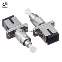 Adaptateur hybride fibre optique Damu FC mâle SC femelle UPC, connecteur convertisseur monomode à bride pour réseau télécom FTTH 1260-1650nm