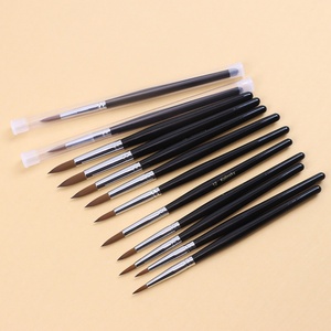 Hot-selling Nail Art <b>Brush</b> Pen Customization Kolinsky Nail <b>Brush</b> Wood Handle - Product Image 3