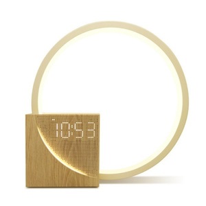 Smart Table <b>Clock</b> With <b>Led</b> Light Alarm White Noise Ambient Light Music Box For Bedroom Living Room Usb Charging - Product Image 5