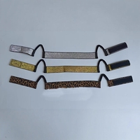 Bandeaux élastiques ajustables pour perruques avec logo personnalisé, attaches velcro, pour la pose de perruques, outil de coiffure