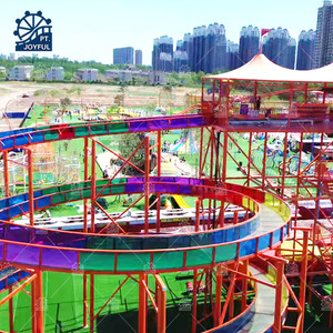 Toboggan aquatique en verre long et large, personnalisé, pour zone de loisirs commerciale, parc d'attractions, extérieur - Product Image 4