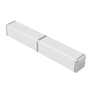 Caja de Aluminio Cuadrada, Contenedor de Almacenamiento de Metal Blanco para Organizar Artículos Pequeños - Product Image 1