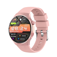 Montre connectée T12, écran rond de 1,50 pouce, appels sans fil, moniteur de fréquence cardiaque, suivi du sommeil, podomètre, multilingue, pour hommes et femmes