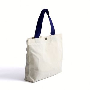 Women's Fashion <b>Tote</b> <b>Bag</b> Custom Canvas <b>Bag</b> <b>with</b> Zipper <b>Pockets</b> Wholesale Reusable Shopping <b>Bag</b> - Product Image 5