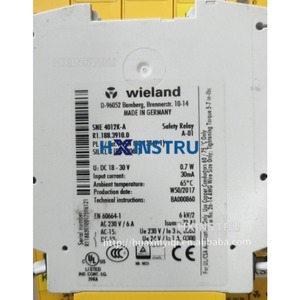 รีเลย์นิรภัย Wieland รุ่น SNE4012K-A ใหม่จำนวน1ชิ้น R1.188.3910.0 H - Product Image 2