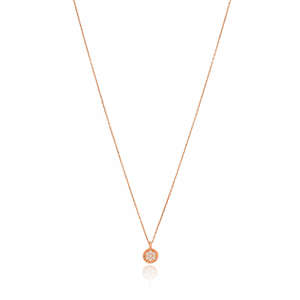Elegante diseño redondeado claro circón piedra encanto colgante hecho a mano turco venta al por mayor 925 joyería de plata esterlina - Product Image 2