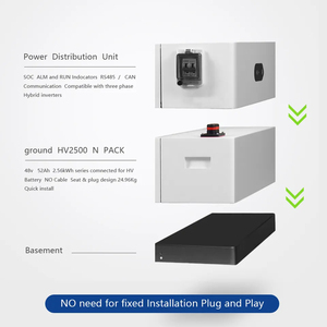 แบตเตอรี่เก็บพลังงานแสงอาทิตย์แรงดันสูง 288V 20Kwh 30Kwh แบตเตอรี่ลิเธียมพลังงานแสงอาทิตย์แรงดันสูง รับประกันคุณภาพ แบบ BYD - Product Image 3