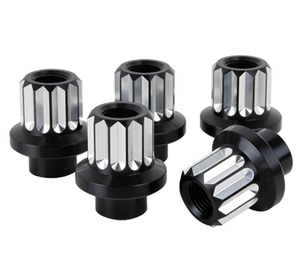 Werkseitig niedriger Preis 1/2 "-20 7/16"-20 M12 * 1, 5 M14 * 1,5 Aluminium <span class=keywords><strong>Billet</strong></span> 12-Punkt-Radmuttern - Product Image 3