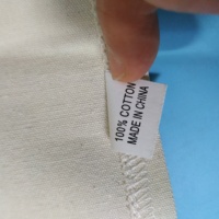 Bannière en toile de coton bon marché pour accrocher impression sublimée accessoires d'affichage de drapeau de fanion de toile de coton uni
