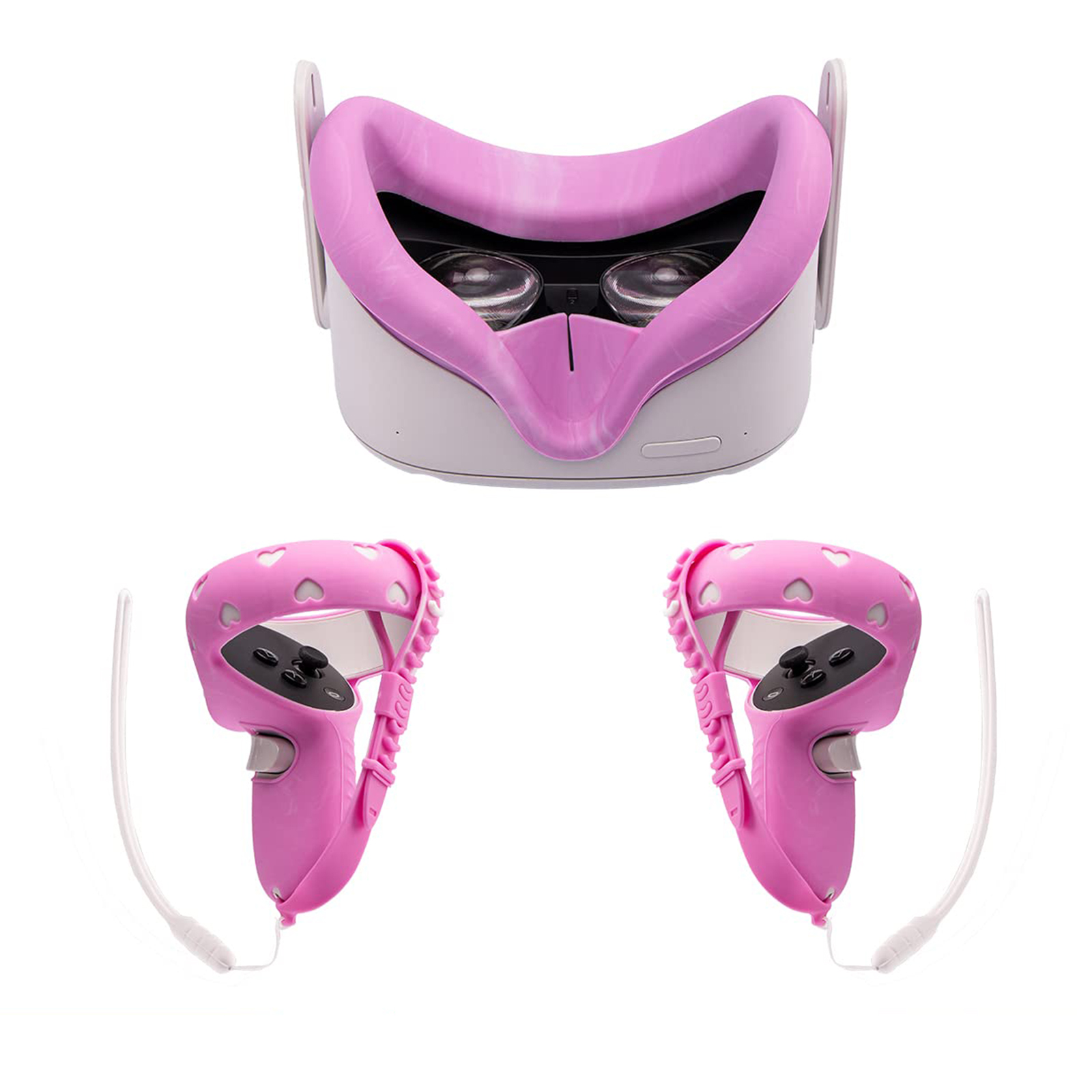 Силиконовая крышка для лица VR, крышка ремешка ручки, комплекты LensCover