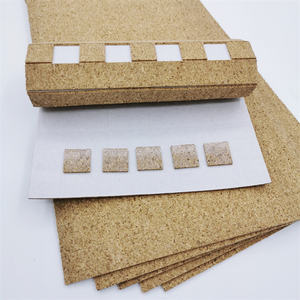 Tampon séparateur <span class=keywords><strong>de</strong></span> liège en verre Tampons <span class=keywords><strong>de</strong></span> liège auto-adhésifs <span class=keywords><strong>de</strong></span> 2mm avec support adhésif Tampons d'isolation antidérapants pour portes et fenêtres en verre - Product Image 5