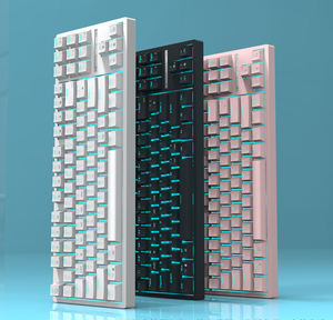 Clavier mécanique Golden Supplier avec gros interrupteurs marron/noirs, interrupteurs optiques, clavier mécanique sans fil 80% Teclado Mecanic - Product Image 2