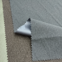 Tissu en cuir pongé en gros, tissu de doudoune à reflets argentés, taffetas coupe-vent, matière PU artificielle pour vêtements