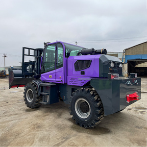 איכות גבוהה חובה 2wd 4wd את הכביש דיזל מלגזה 3.5טון 3500 ק "ג שטח קשה מלגזה עם דלי - Product Image 6