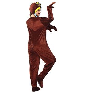 Disfraz de oso para mujer, mono de terciopelo, conjunto de ropa para cosplay de Halloween, juego de rol, para adultos, niños, unisex - Product Image 3