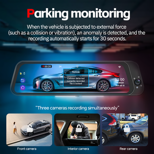 Cámara para Auto Carlover 4K de 3 Canales (Frontal/Trasera) con Pantalla de 9.66'', GPS, WIFI, ADAS, IA, Grabador de Video, Resistente al Agua, 1 Año de Garantía - Product Image 5