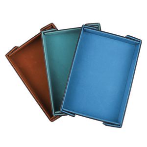Caja de Almacenamiento Magnética de Cuero PU para Juegos de Mesa, Caja de Almacenamiento de Cuero PU y Terciopelo Adecuada para Dados (personalizable) - Product Image 2