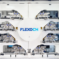 Machine d'impression flexographique à tambour central 8 couleurs à grande vitesse pour l'impression d'étiquettes, de films plastiques et d'emballages