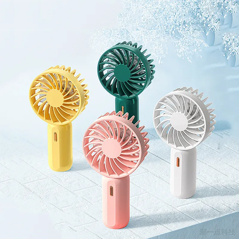 IMYCOO yeni taşınabilir pil Mini el fanı toptan özel elektrikli kullanışlı Fan kirpik el Mini Fan