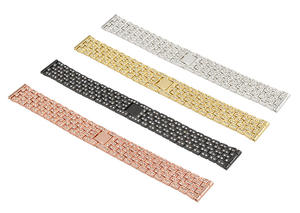 <span class=keywords><strong>Bracelet</strong></span> de montre en métal diamant de luxe 20mm 22mm pour <span class=keywords><strong>Samsung</strong></span> Galaxy <span class=keywords><strong>Watch</strong></span> 4 Classic <span class=keywords><strong>5</strong></span> <span class=keywords><strong>Pro</strong></span> 40/44/46/42/45mm <span class=keywords><strong>Bracelet</strong></span> - Product Image 2