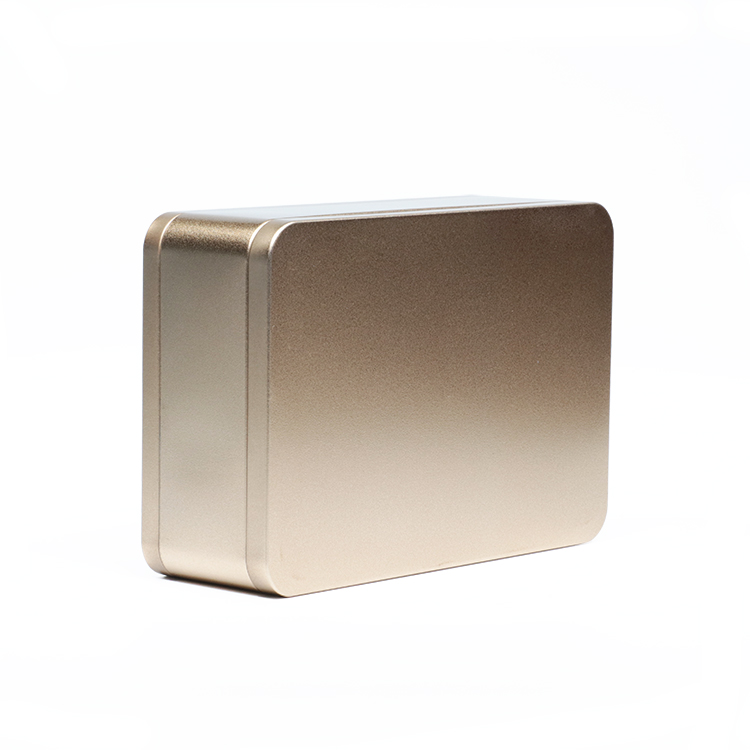 Жестяные банки 2 унции 4 унции 5 унций под заказ, контейнер для пустых свечей, прямоугольное мыло, серебряная банка в упаковке