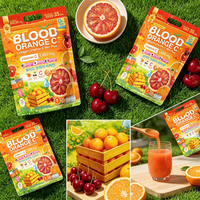 Poudre de Complexe de Vitamine C à l'Orange Sanguine avec Extrait Végétal – Complément Nutritionnel Quotidien – OEM, Marque Privée, Vente en Gros