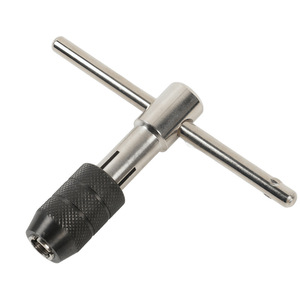 ประแจต๊าปแบบ T ขนาด 3 มม. 6 มม. ชุดเครื่องมือต๊าปแบบแมนนวล สแตนเลสสตีล พร้อมด้ามจับกันลื่น - Product Image 3