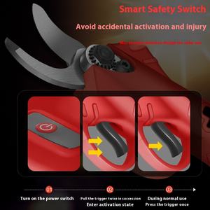 Sécateur électrique avec batterie au lithium haute performance ciseaux pour arbres fruitiers et tondeuses <span class=keywords><strong>à</strong></span> <span class=keywords><strong>gazon</strong></span> - Product Image 4